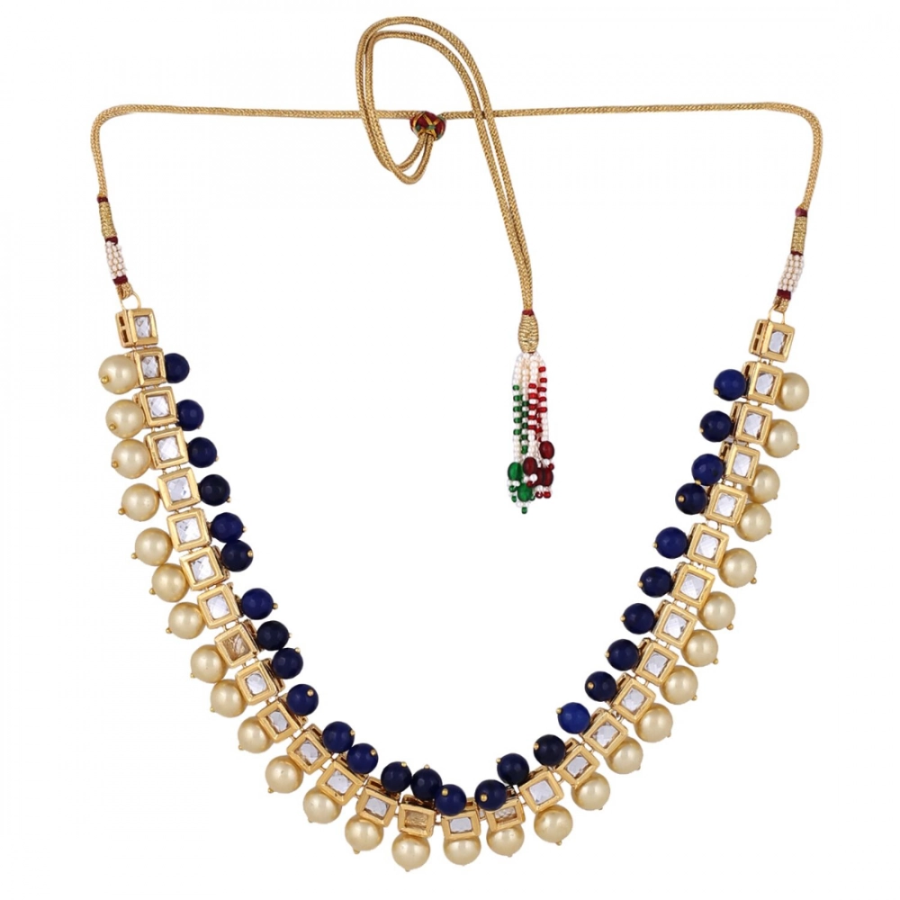 fashion jewelry kundan pearl stylish fancy wedding party wear jewellery set