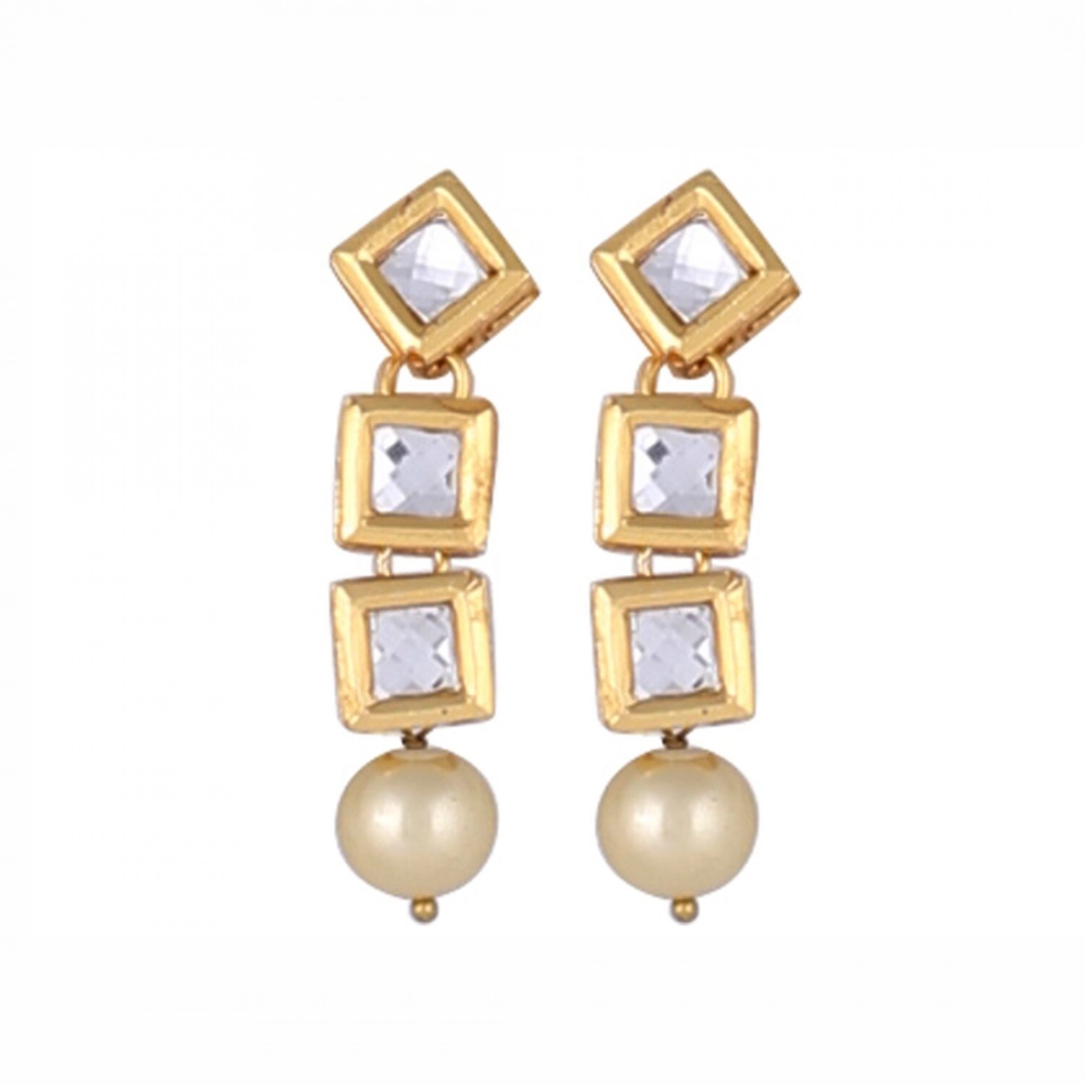 fashion jewelry kundan pearl stylish fancy wedding party wear jewellery set