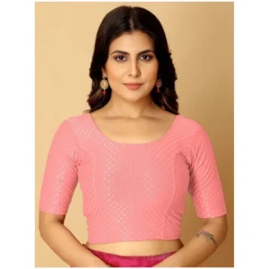 Generic Pack Of_2 Women's Hosiery Short Sleeves Round Neck Non-Padded Blouse (Peach)