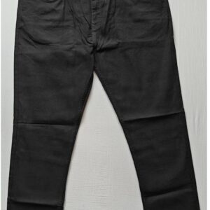 Generic Men's Cotton Blended Solid Plus Size Jeans (Black)